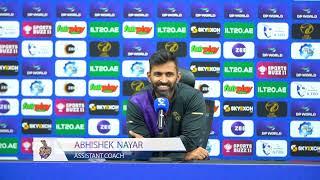 ADKRiders' coach, Abhishek Nayar, shares his thoughts on the team's performance