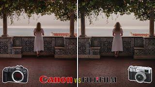 Fujifilm X100v vs Canon R8 - Best Travel Camera? Full Frame vs APSC - See for your self! (RAW Files)