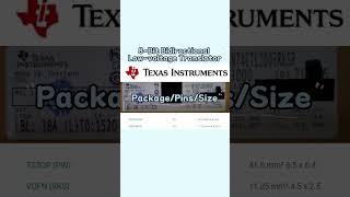 Texas Instruments Series SN74GTL2003RKSR Voltage translators Integrated Circuit.#voltagetransformer