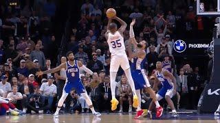 Kevin Durant's back to back clutch buckets as Suns beat 76ers