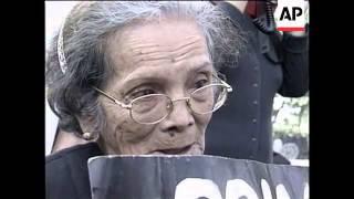 PHILIPPINES: MANILA: COMFORT WOMEN PROTEST