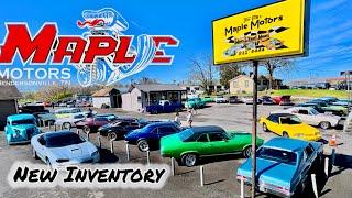 American Muscle Cars Maple Motors 3/24/25 Update Classic Hotrods For Sale Deals Oldschool Rides USA