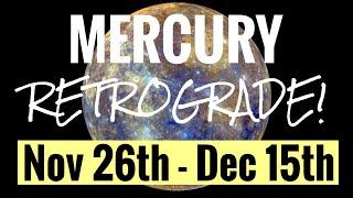 Mercury RETROGRADE in SCORPIO! SECRETS come out!  NOV 26th - Dec 15th 2024