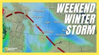 Winter Storm Headed For The Prairies This Weekend | #forecast