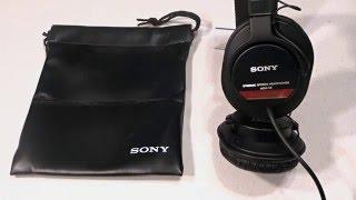 SONY MDR V6 Studio Monitor Headphone review and open box