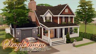 Дом мамы одиночки | Симс 4: Строительство | Single Mom Family Home | The Sims 4: Speed Build