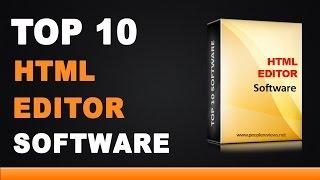 Best HTML Editor Software - Top 10 List