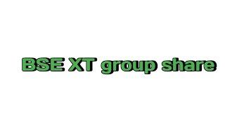 bse group xt means || bse xt series || how to buy bse xt group || how to sell bse xt group