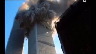 Terrifying, Close Up, Street Level Shot of First World Trade Center Collapse. September 11th 2001