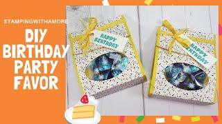 DIY Birthday Party Favor- Quick & Easy Treat Bag to Make