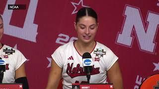 Nebraska's John Cook, Lexi Rodriguez, Andi Jackson and Merritt Beason full press conference after