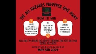 THE ALL HAZARDS PREPPER GIVE AWAY
