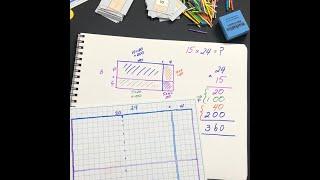 Multiplication by 2 digits eg 15 x 24