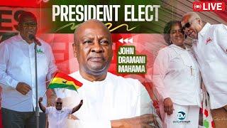 LIVE NOW: Jean Mensa Declare John Mahama As President Of 2024 Election