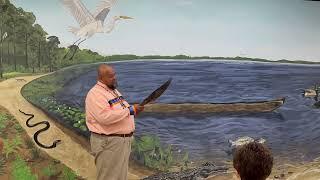 Lake Waccamaw Mural Blessing by Michael Jacobs, Chief of the Waccamaw Siouan Tribe