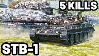 STB-1 | 9.6K DAMAGE | 5 KILLS | WOT Blitz Pro Replays