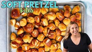 Soft Pretzel Bites Recipe - easy soft pretzels from scratch!