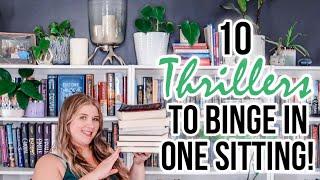 THRILLER BOOK RECOMMENDATIONS 2022 | THRILLERS TO BINGE IN ONE SITTING!