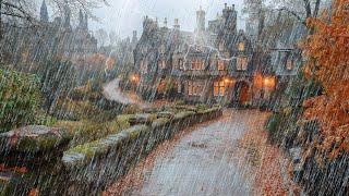 Edinburgh, Scotland - Rainstorm Walking Tour 4K HDR