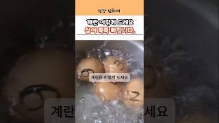 계란 이렇게 먹으면 살이 쭉쭉 빠집니다 #건강정보 #건강  #음식 #반숙계란