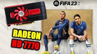 PLAYING FIFA 23 ON RADEON HD 7770 || BEST LOW BUDGET 1GB GRAPHIC CARD ||