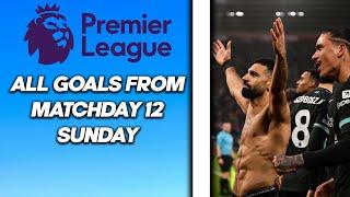 PREMIER LEAGUE - All goals from matchday 12 - SUNDAY/MONDAY #football #premierleague #allgoals