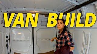 Choosing & Converting our Van | Floor Insulation, Window Install |  Vanlife Camper Conversion ️