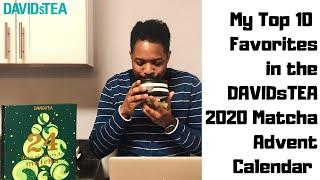 My Top 10 Favorite Matcha Flavors in DAVIDsTEA 2020 Matcha Tea Advent Calendar - 24 Days of Matcha