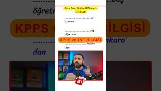 2024 TYT VE KPSS Türkçe / Kelimelerin Bölünmesi ve Hecelenmeai