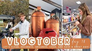 VLOGTOBER 2024 | COZY FALL | EASY FALL DECOR | EASY FALL RECIPES | AUTUMN COZY | FALL AT THE LAKE