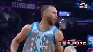 Stephen Curry hits 3 straight threes and Allen Iverson, D Wade and Reggie Miller goes crazy (2022)