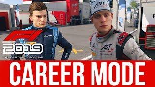 F1 2019 EXCLUSIVE CAREER MODE Gameplay (F2 Feeder Series)