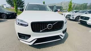 2023 Volvo XC90 Plus Dark. -Chrystal White