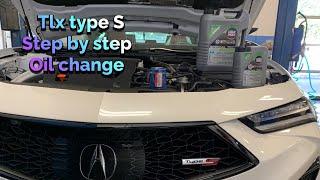 2021 acura tlx type S oil change