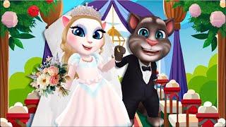 My talking Angela 2 | Tom and Angela Couple's wedding| new update |  cosplay