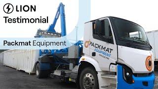 The First All-Electric Compactor by Packmat Equipment!  #LionElectric