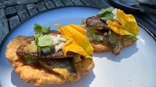 Fry bread Fish Tacos | Shinnecock Reservation Powwow