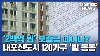 "200억 못 돌려준다"⋯120가구 '발 동동'/대전MBC