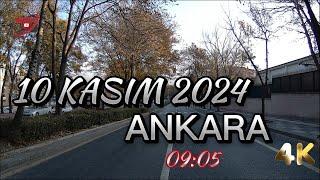 ANKARA, Anıtpark, Anıtkabir, 10 KASIM 2024, 4K