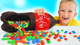 Vlad and Niki Chocolate & Soda Challenge and more funny stories for kids