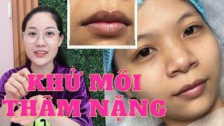 HƯỚNG DẪN XỬ LÝ MÔI THÂM NẶNG MỚI NHẤT | DẠY HỌC PHUN XĂM