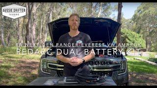 RA Next Gen Ford Ranger - Everest |  VW Amarok REDARC Under Bonnet DIY Dual Battery Kit Install