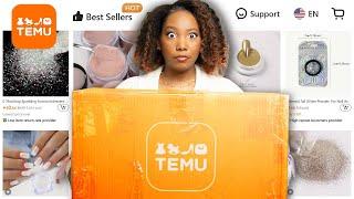 Doing my Nails with Temu Products