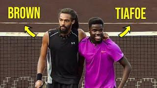 Tennis "Craziest" Doubles Match You've NEVER Seen Before! (Dustin Brown & Francis Tiafoe Team Up)