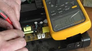 Testing optocoupler optical isolator on SMPS PSU with multimeter