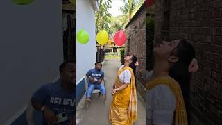 Four colours ballon next level prank..#shorts  #shortvideo #comedy #funny #prank #bangladesh