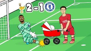 LIVERPOOL 2-1 CHELSEA! (Parody Goals Highlights Jones Salah)