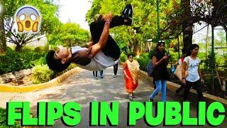 FLIPS IN PUBLIC ! FLIPS REACTION  |  PART 3