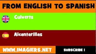 ESPAÑOL = INGLÉS = Alcantarillas