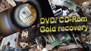 Gold recovery | Laser/ photo diodes | Flex ribbon cable & plugs | dvd parts scrapping